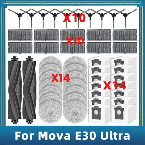 Lot de 50 pièces de rechange pour aspirateur ultra-performant E30 (1/5)