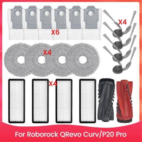 Lot de 20 accessoires pour balayeuse QRevo Curv/P20 Pro (1/5)