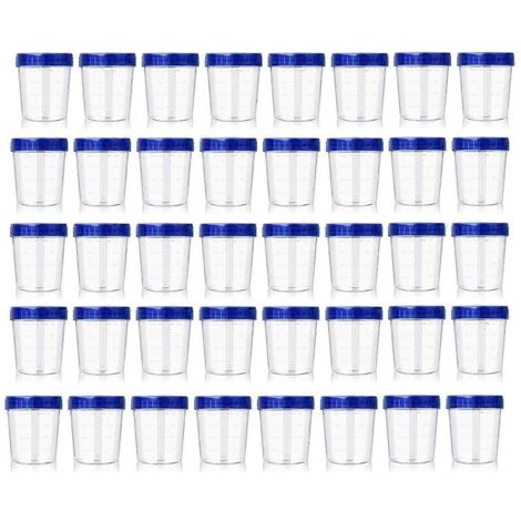 Lot de 40 petits contenants de 120 ml avec couvercles, contenants réutilisables pour vinaigrette (1/5)