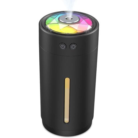 Humidificateur d'air, mini humidificateur ultrasonique avec 2 modes de brumisation réglables, arrêt automatique et couleurs vives (1/4)