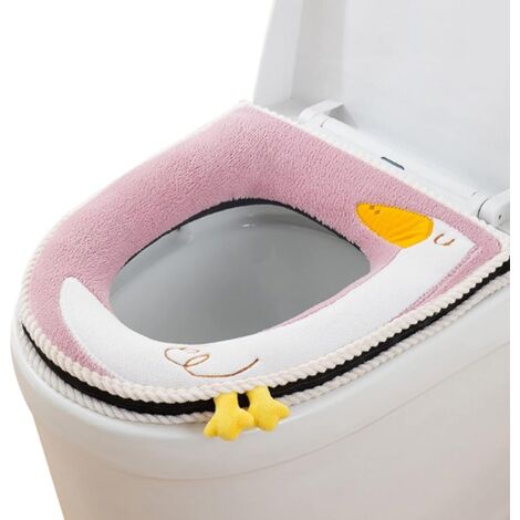Coussin de siège de toilette extensible et lavable, 1 pièce, sensation de luxe et de chaleur exceptionnelle (1/5)