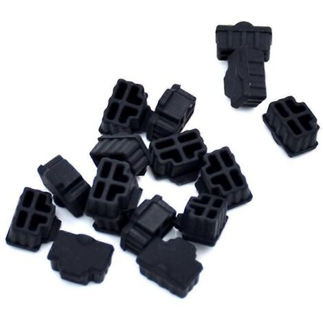 Bouchon anti-poussière en silicone RJ45 pour routeur/commutateur/interface de câble réseau/ordinateur (1/5)