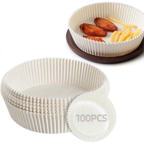 Papier sulfurisé pour friteuse à air chaud, papier sulfurisé compatible avec la friteuse à air chaud, papier sulfurisé pour friteuse à air chaud, papier sulfurisé et friteuse à air chaud (1/5)