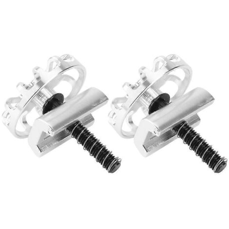 2x Pinces de charnière pour vélo pliant, boucle en C en alliage d'aluminium usiné CNC, accessoires de vélo, sil (1/5)