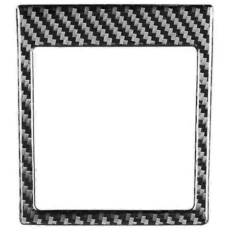Pour BMW Série 5 E39 (1998-2003) : Garniture de cadre de boîte d'accoudoir de console centrale en fibre de carbone souple (accessoire intérieur) (1/5)