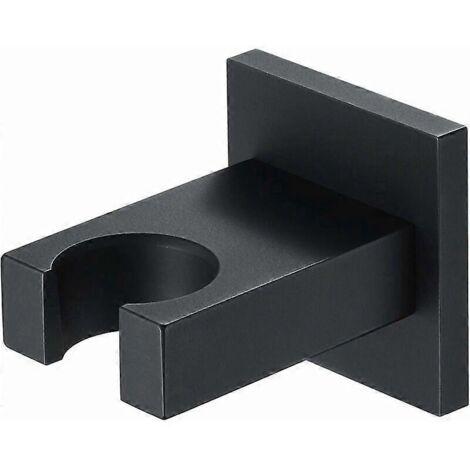 Support de douche noir, support de douche en laiton, support de douche mural carré, support de douche (1/5)