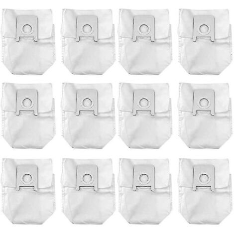 Lot de 12 pièces pour aspirateur robot Eve Plus : sacs à poussière et sacs de rangement pour déchets, accessoires de rechange (1/5)