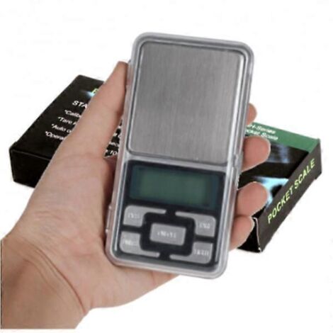 Balance de poche numérique compacte / Balance de poche pour bijoux, etc. Balance électronique de cuisine et de pâtisserie en acier inoxydable - 0,01 à 200 g (1/2)