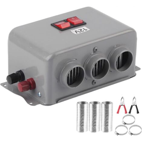 Chauffage soufflant pour voiture 12 V, 600 W - 800 W, dégivreur de pare-brise 3 trous, chauffage, désembueur, chauffage, chauffage rapide, réchauffeur (1/5)