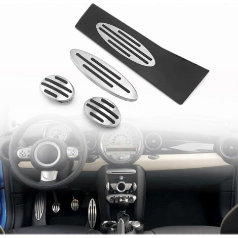 Pédales d'accélérateur, de frein et d'embrayage pour voitures Cooper R50 R52 R55 R56 R60 R61 F54 F55 F56 F60 Countryman Clubman Paceman (4 pièces) (1/5)