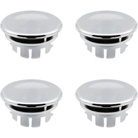 Lot de 4 bouchons de trop-plein de rechange pour évier (1/5)