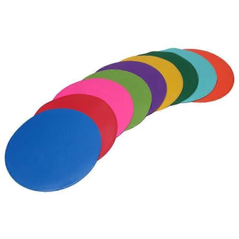 Ensemble de 9 plateaux de marquage plats pour terrain de pickleball de 23 cm (1/5)