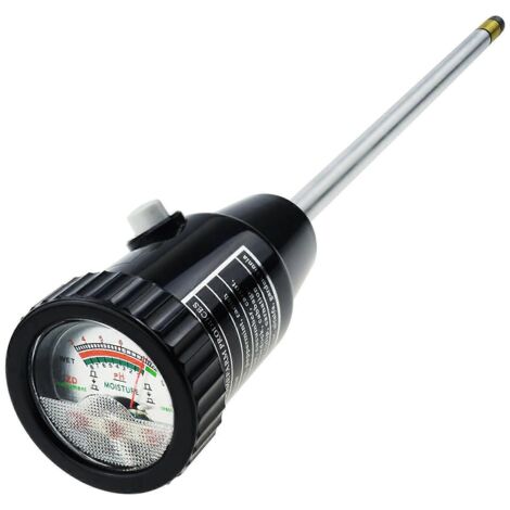 Testeur 2 en 1 de pH et d'humidité du sol, électrode métallique étanche de 308 mm de long, pour une utilisation intérieure et extérieure. (1/5)