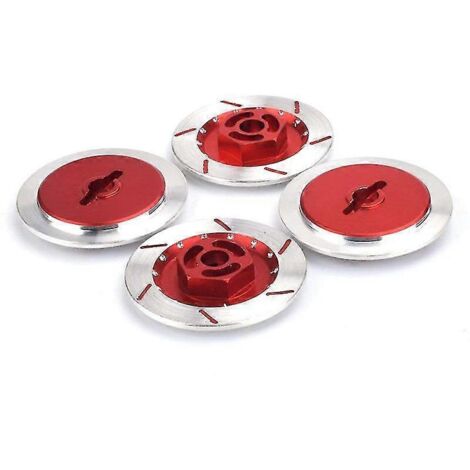 adaptateurs hexagonaux métalliques de 12 mm pour jantes de freins en alliage d'aluminium, compatibles avec les voitures et camions RC 1/10 (Fly Fish). (1/5)