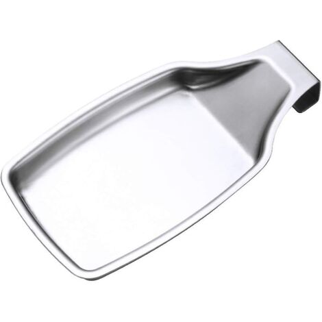 Porte-cuillères robuste en acier inoxydable 304, 20 x 10 cm, pour cuillères, louches, brosses et autres ustensiles de cuisine. (1/5)