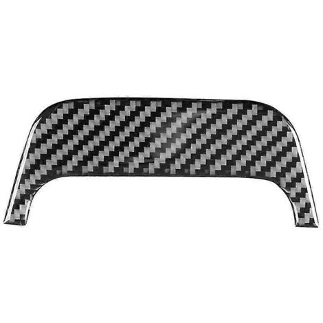 Garniture intérieure de poignée de console centrale en fibre de carbone souple pour BMW Série 5 E39 (1998-2003). (1/5)
