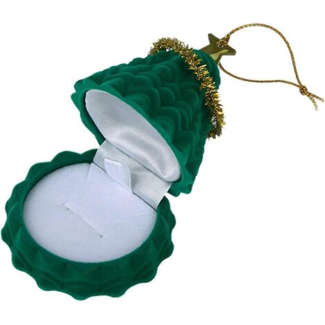 Coffret cadeau de bijoux de Noël, petit coffret cadeau pour boucles d'oreilles et colliers de Noël, coffret cadeau pour pendentif sapin de Noël, coffret cadeau pour bijoux de fiançailles, emballage ca (1/5)
