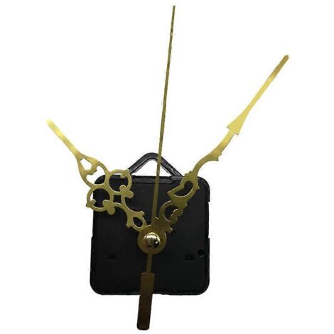 Kit d'outils de réparation pour mécanisme d'horloge murale à aiguilles dorées, mouvement silencieux, aiguilles fleuries (1/3)