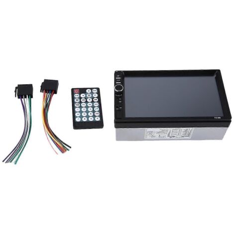 Lecteur MP5 de voiture 7018b, autoradio, lecteur audio, écran tactile, accessoires universels pour voiture (1/5)