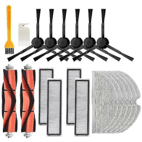 Accessoires pour aspirateur D9 Bot L10 Pro L10 : brosse latérale principale, filtre HEPA, pièce de rechange pour la serpillière (1/5)