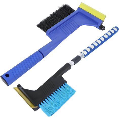 Pelle à neige en lot de 2, petite pelle à neige, dégivrant pour vitres de voiture, souffleuse à neige pour voiture, outil de déneigement pour vitres (1/5)