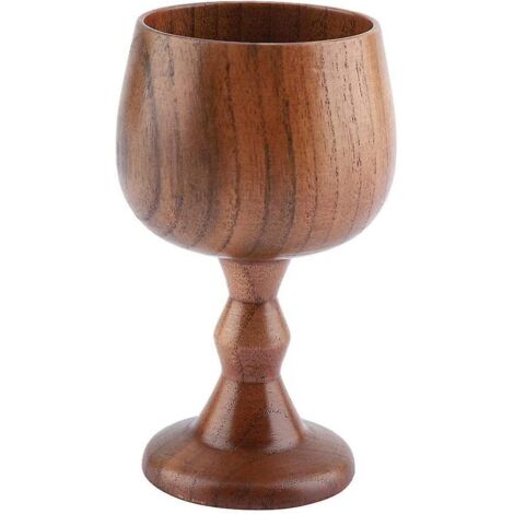 Tasse en bois, tasse à vin en bois faite à la main, tasse à eau, tasse à café en bois, tasse à thé en bois massif naturel de qualité supérieure, tasse à vin, café, thé, lait (1/5)