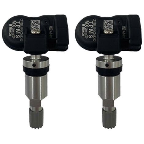 2 capteurs TPMS programmables 433 MHz et 315 MHz universels 2 en 1 pour système de surveillance de la pression des pneus (1/5)