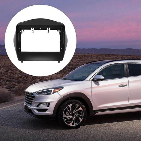 Façade d'autoradio 2 DIN 9 pouces avec lecteur DVD et adaptateur pour Ix35 2010-2015 (1/5)