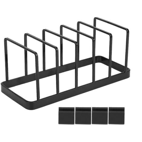 Organisateur de cuisine européen pour assiettes, planches à découper, moules à pâtisserie, boîtes réutilisables et porte-couvercles (1/5)