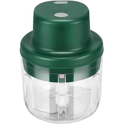 Hachoir à ail électrique 300 ml Mini hachoir à aliments Robot culinaire Rechargeable par USB (1/5)