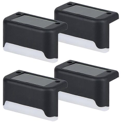 Éclairage extérieur sans fil efficace (lot de 4) CELLULES SOLAIRES Noir Chaud (1/5)