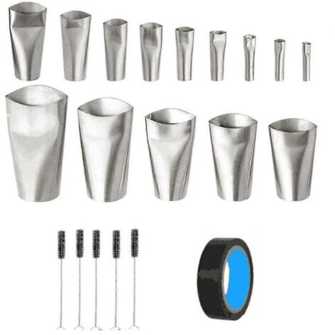 Ensemble de 20 embouts pour mastic d'étanchéité, outils de finition réutilisables pour cuisine, salle de bain et fenêtres. (1/5)