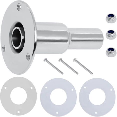 Tuyau d'échappement réglable de 24 mm, en acier inoxydable 316, pour voitures, bateaux et camions. (1/5)