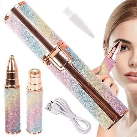 Rasoir Starry Sky, rasoir électrique USB 2 en 1, épilateur, mini tondeuse à sourcils, épilateur à rouge à lèvres (1/5)