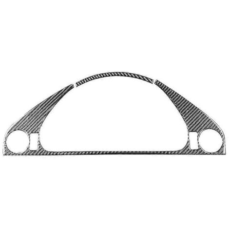 Kit de garniture de cadre de tableau de bord en fibre de carbone souple pour BMW Série 5 E39 (1998-2003) - Accessoire intérieur (1/5)