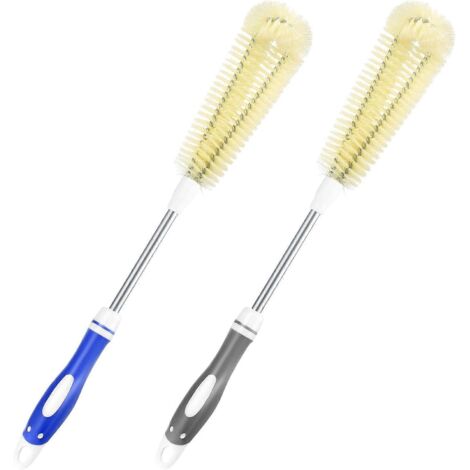 Lot de 2 goupillons pour nettoyer les bouteilles d'eau (17 pouces + 12 pouces), brosses de nettoyage flexibles. (1/5)