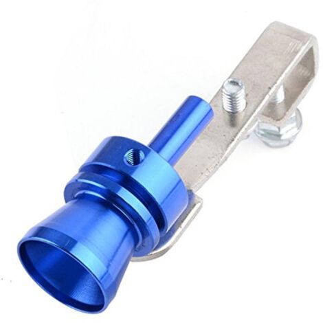 Simulateur de soupape de décharge d'échappement avec sifflet de turbo pour voiture - Taille M (Couleur bleue) (1/5)