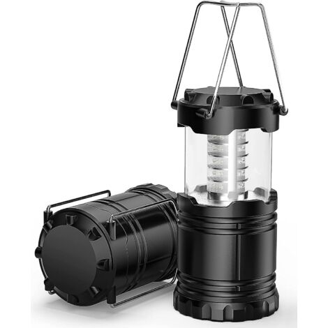 lanternes de camping LED portables ultra-lumineuses, résistantes à l'eau IPX4 - Fonctionnent sur piles - Pour le camping (1/5)