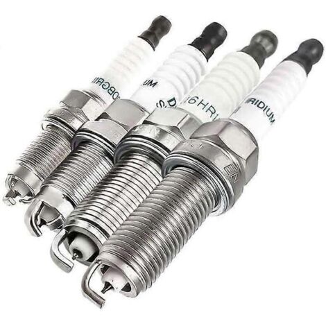 Jeu de quatre bougies d'allumage 22401-5M015 PLFR5A-11 224015M015 PLFR5A11, compatibles automobiles (1/4)