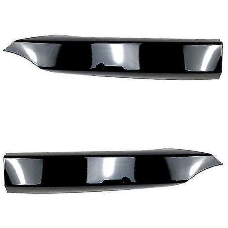 Pour BMW Série 1 E82 E88 (2008-2013) : Lèvre de pare-chocs avant, diffuseur, spoiler et protection noirs (1/5)