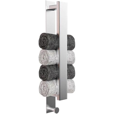 Porte-serviettes, porte-serviettes de salle de bain, support porte-serviettes mural, porte-serviettes en hauteur, porte-serviettes de piscine, porte-serviettes et étagère (1/5)