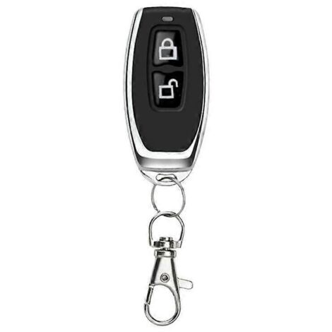 Télécommande universelle à 2 boutons pour portes de garage. Ouvre-porte sans fil avec émetteur à code d'apprentissage par radiofréquence (433 MHz). (1/5)