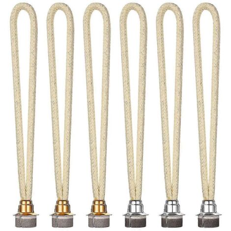 6 mèches catalytiques de rechange pour lampe à huile, mèches de rechange pour contrôle d'air catalytique (1/5)