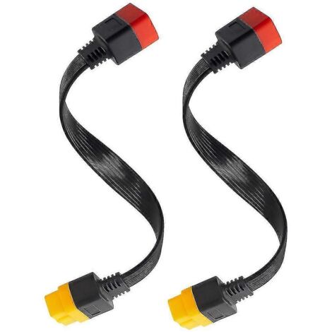 2x Nouveau connecteur de câble d'extension OBD/OBD2 pour Launch X431 V/easydiag 3.0/mdiag/golo, connecteur principal 16 broches mâle (1/5)