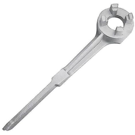 Clé à bouchon, outil d'ouverture de fût en aluminium pour fûts de 10, 15, 20, 30, 50 et 55 gallons, compatible avec les diamètres de 2 et 3/4 pouces. (1/5)