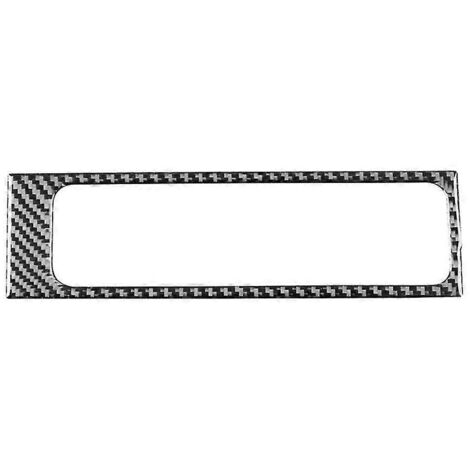 Garniture intérieure de cadre de boîte d'accoudoir de console centrale en fibre de carbone souple pour BMW Série 5 E39 (1998-2003) (1/5)