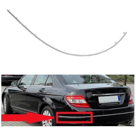 Baguette décorative de pare-chocs arrière gauche A2078852121 pour C207 E200 E220 E250 E350 (1/5)