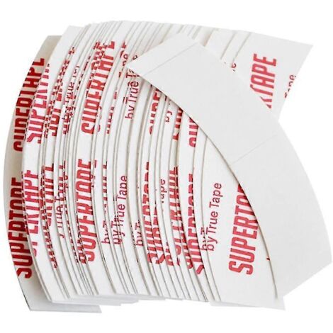 Lot de 36 bandes adhésives double face Supertape pour perruques, extensions de cheveux, imperméables, pour postiches/perruques en dentelle. (1/5)