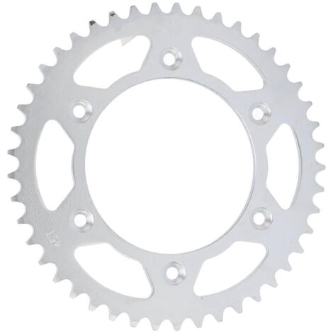 Pignon arrière de chaîne de moto 45 dents (2024520) résistant à l'usure et robuste, idéal pour karting, quad et moto légère (DIY). (1/5)