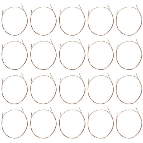 20 baguettes de soudure en cuivre rouge basse température, diamètre 0,04 pouce, baguettes de brasage rondes en cuivre (1/5)